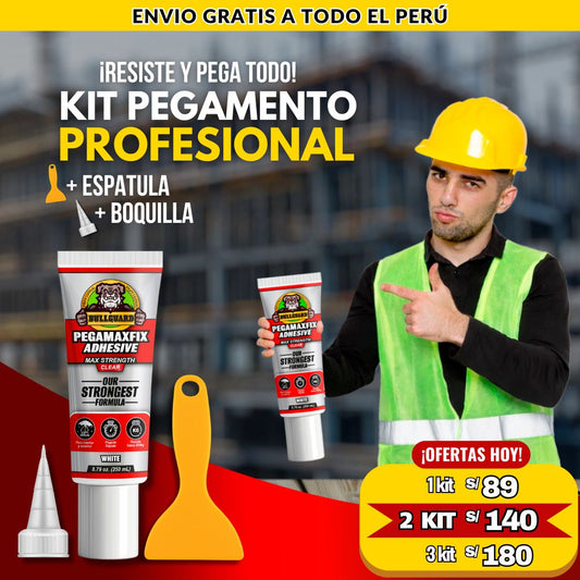 KIT PEGAMENTO PROFESIONAL + BOQUILLA + ESPATULA F3