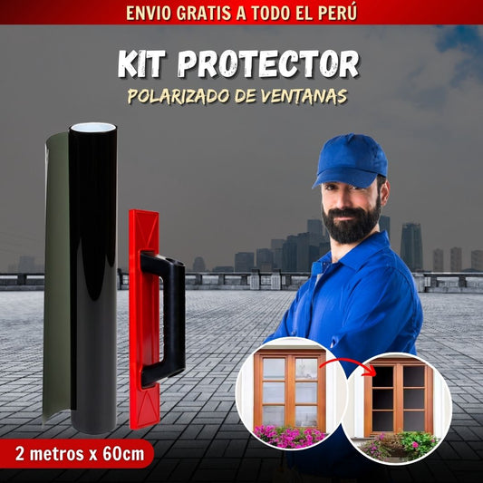 KIT PROTECTOR POLARIZADO DE VENTANA + ESPATULA T1