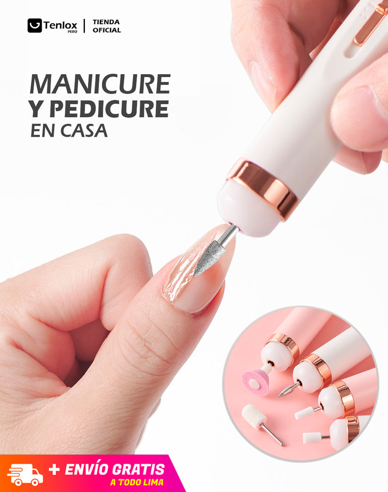 LIMADORA PORTATIL MANICURE Y PEDICURE